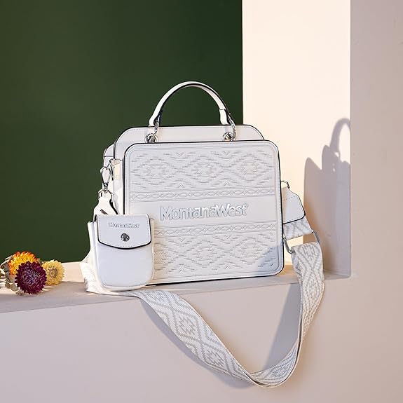 Montana West Embroidered Aztec Tote/Crossbody