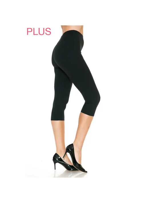 Plus Buttery Soft Capri Leggings