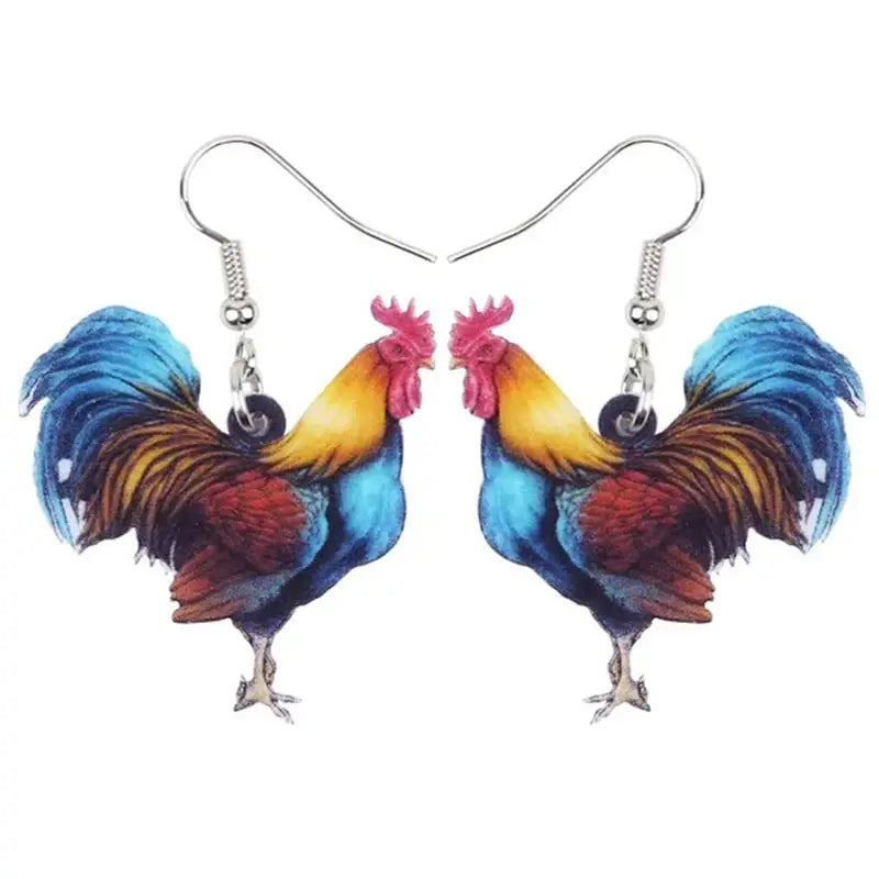 Chicken Acrylic Earrings