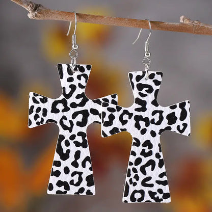 Cross Dangle Earrings