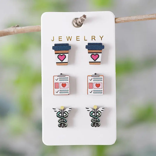 Nurse's Stud Earrings