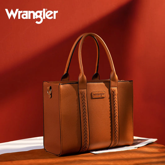 Wrangler Carry-All Tote/Crossbody - Brown