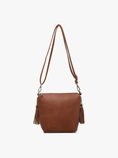 Jen & Co Crossbody w/ tassel zipper