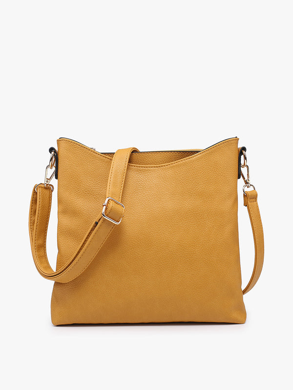 Emma 3 Compartment Crossbody w/ Snap Closure