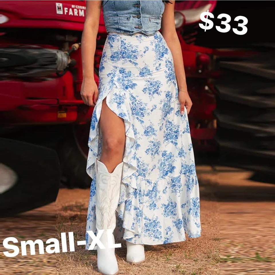 Vintage Maxi Long Skirt