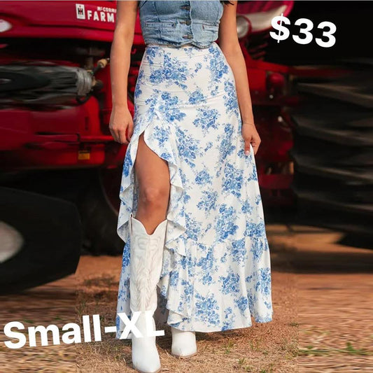 Vintage Maxi Long Skirt