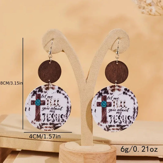 Let Me Tell You About Jesus Earrings