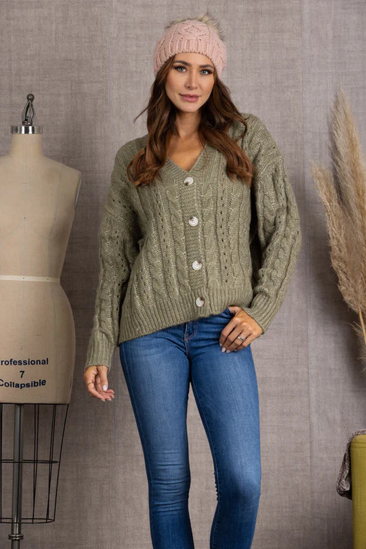 Olive Cabel Knit Cardigan