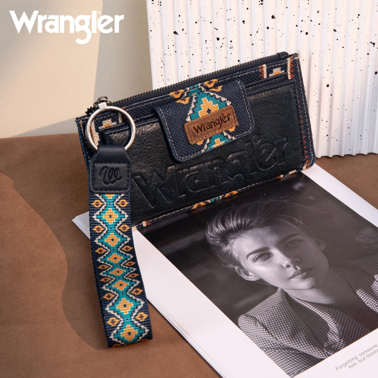 Wrangler Southwestern Art Print Wallet