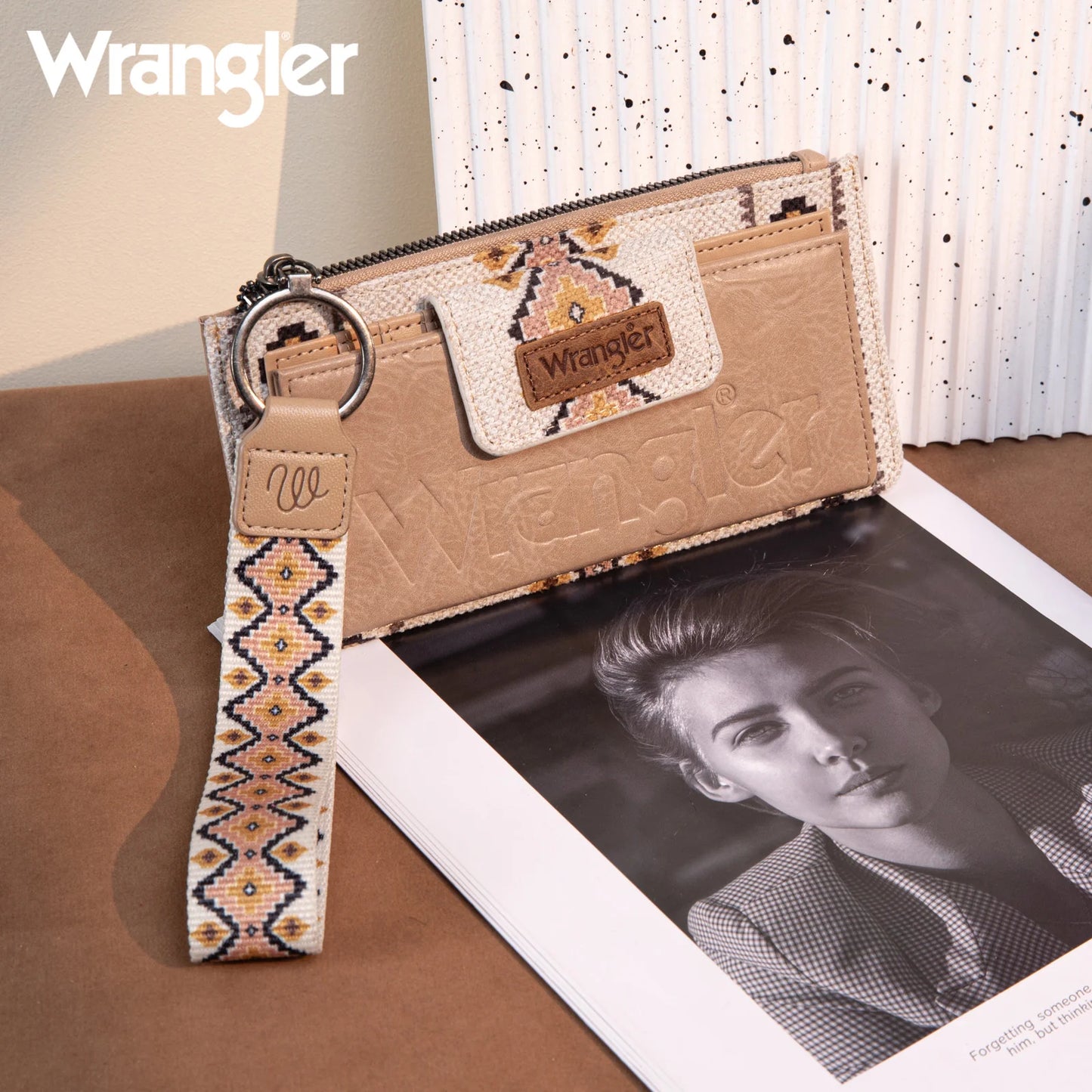 Wrangler Southwestern Art Print Wallet