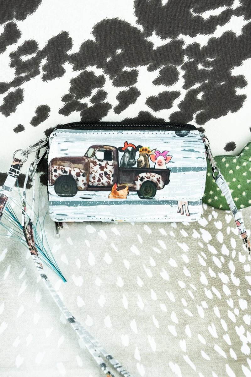 Crossbody Organizer Clutch