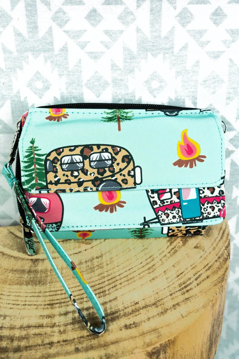 Crossbody Organizer Clutch