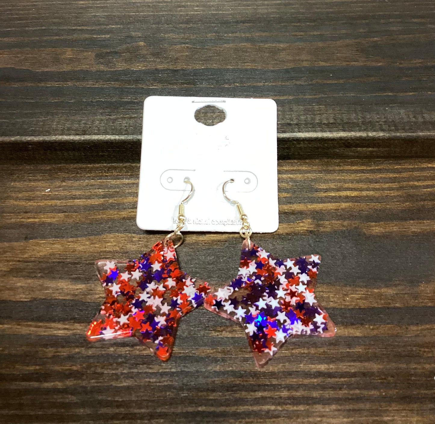 Patty Star Acrylic Earrings