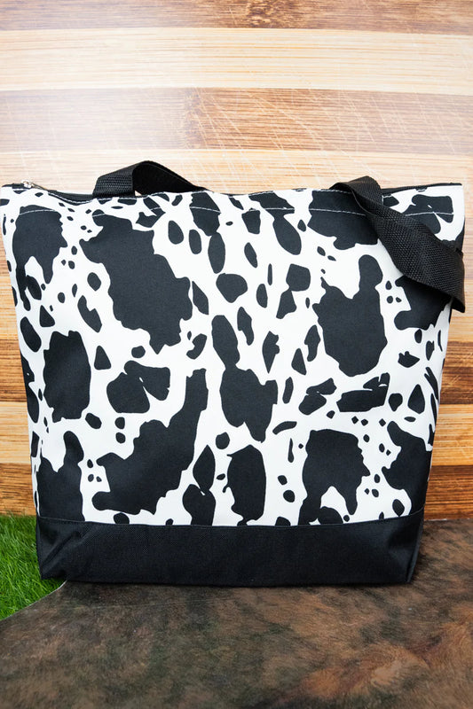 Black & White Cow Tote Bag